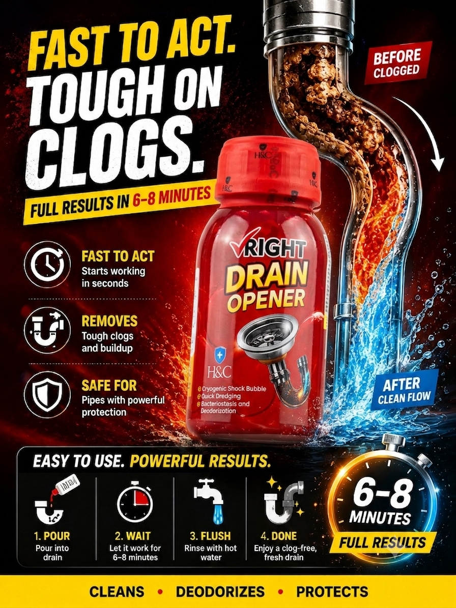 Right Drain Opener – 300 Gram