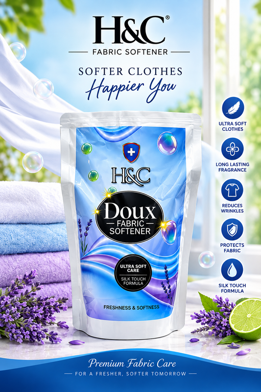 DOUX FABRIC SOFTENER REFILL POUCH - 500 ML