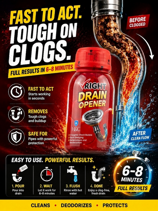 Right Drain Opener – 300 Gram