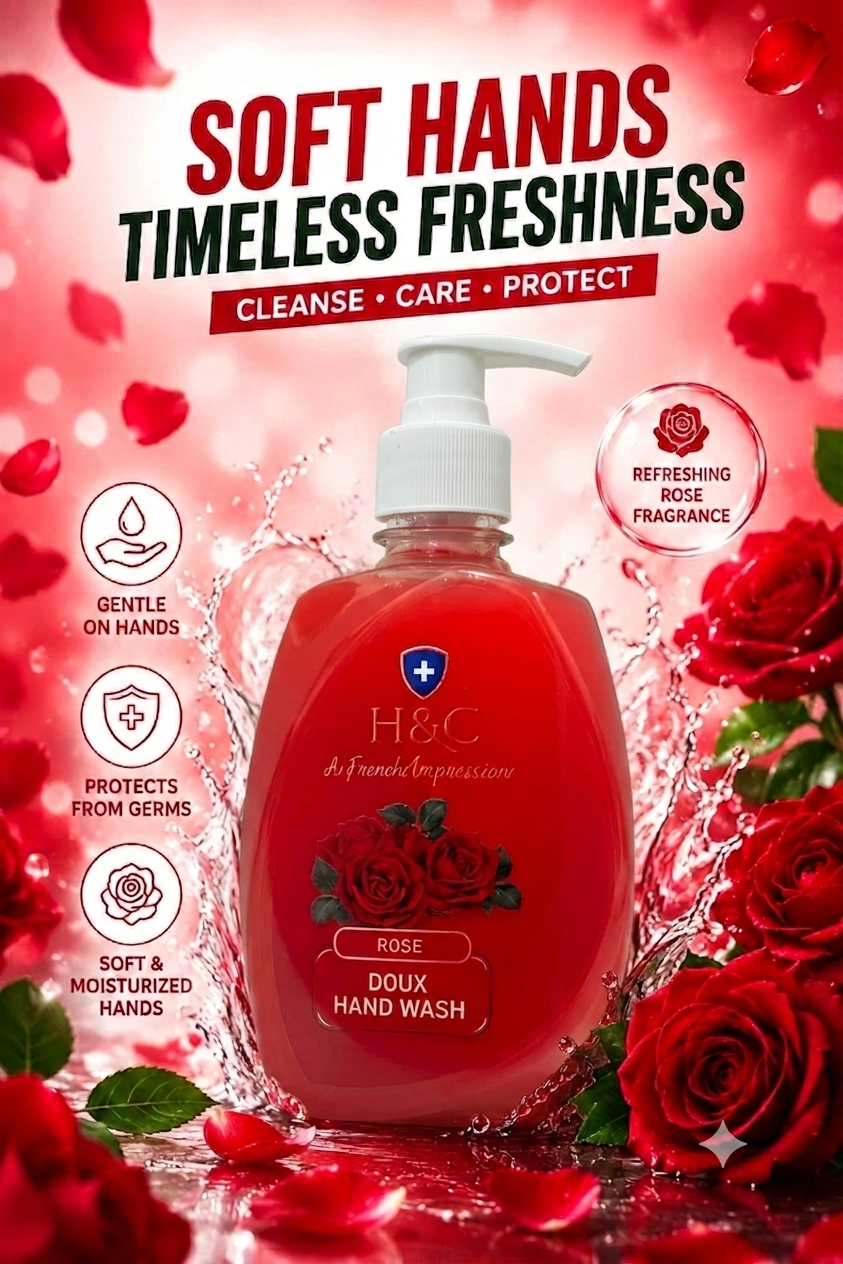Doux Rose Hand Wash-500 ML